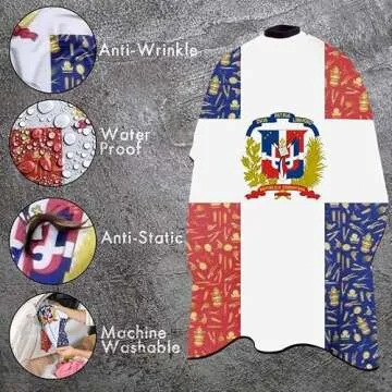 King Midas Barber Cape - Waterproof & Adjustable for All