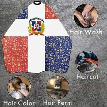 King Midas Barber Cape - Waterproof & Adjustable for All