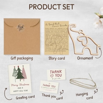 Elephant Ornament - Sisterhood & Friendship Gift