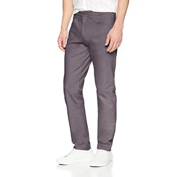 Amazon Essentials Men's Slim-Fit Chino Pants - Comfort Stretch Gray