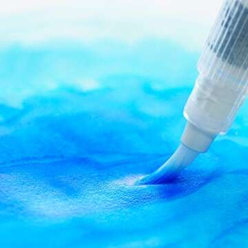 Kuretake ZIG Water Color Brush Pen, Small Brush tip, Watercolor Paint Pens for Painting Markers, Made in Japan