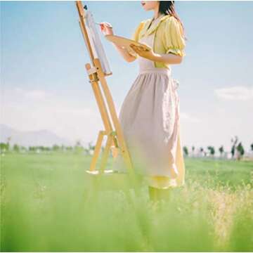 Cute Retro Cotton Linen X-Back Aprons for Stylish Home and Garden Use