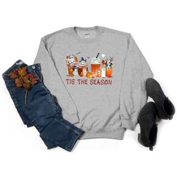 Blu.ey Family Halloween Sweatshirt, Blu.ey Tis The Season Hoodie, Halloween Family Sweatshirt, Frien...