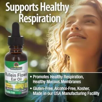 Nature's Answer Alcohol-Free Mullein Flower Ear Oil