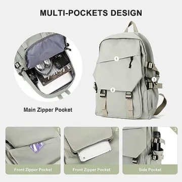 Lightweight College Laptop Backpack for Everyday Use