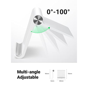 UGREEN Adjustable Cell Phone Stand for Desk - Portable & Sturdy