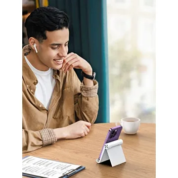 UGREEN Adjustable Cell Phone Stand for Desk - Portable & Sturdy
