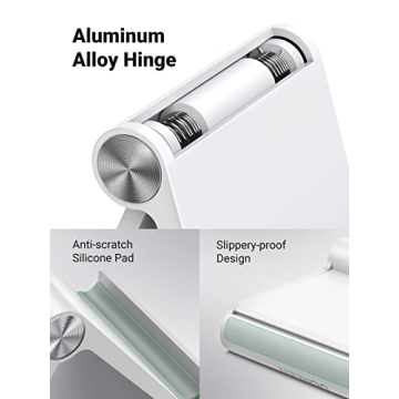 UGREEN Adjustable Cell Phone Stand for Desk - Portable & Sturdy