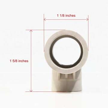 The ROP Shop (12) PVC TEE Fittings 1/2" Automatic Chicken Poultry Water Drinker Cup Nipple