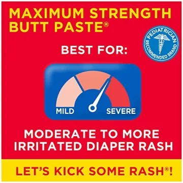 Boudreaux's Butt Paste Maximum Strength Diaper Rash Cream 4 oz 3 Pack