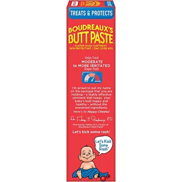 Boudreaux's Butt Paste Maximum Strength Diaper Rash Cream 4 oz 3 Pack