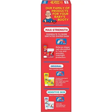 Boudreaux's Butt Paste Maximum Strength Diaper Rash Cream 4 oz 3 Pack