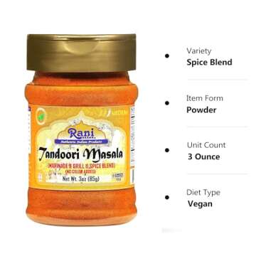 Authentic Rani Tandoori Masala - Natural 11-Spice Blend