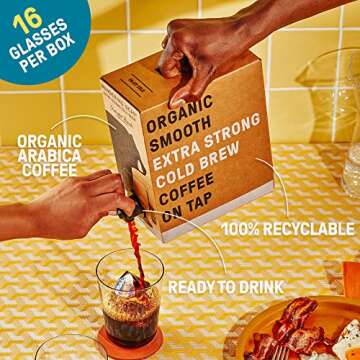 Wandering Bear Organic Vanilla Cold Brew Coffee On Tap 96 fl oz