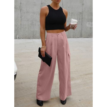 Stylish Dokotoo Pink Pants for Work and Party