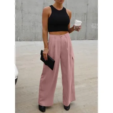 Stylish Dokotoo Pink Pants for Work and Party