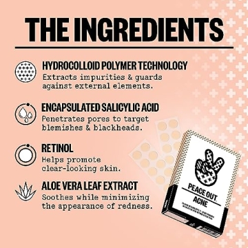 Peace Out Acne Dots for Clear Skin Overnight Solution