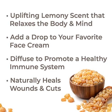 Pure Organic Frankincense Essential Oil - 100% Certified