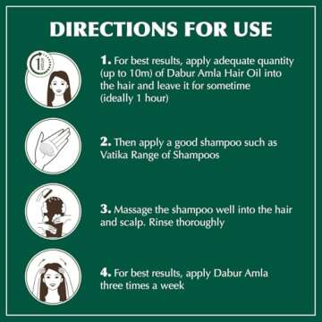 Dabur Amla Hair Oil for Healthy Hair - Pack of 3