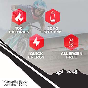 CLIF BLOKS - Energy Chews - 4 Flavor Variety Pack - Non-GMO - Plant Based Food - Fast Carbs for Cycling and Running - Workout Snack (2.1 Ounce Packet, 12 Count)