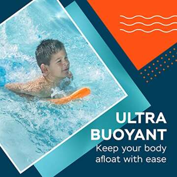 Sunlite Sports Swimming Kickboard, Training Aid Float for Swimming and Pool Exercise, Boogie Board W...