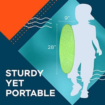 Sunlite Sports Swimming Kickboard, Training Aid Float for Swimming and Pool Exercise, Boogie Board Workout Equipment, EVA Material Swim Buoy, Multiple Sizes for Adults and Children