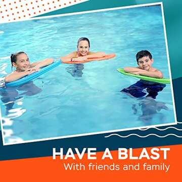 Sunlite Sports Swimming Kickboard, Training Aid Float for Swimming and Pool Exercise, Boogie Board Workout Equipment, EVA Material Swim Buoy, Multiple Sizes for Adults and Children