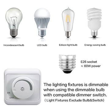 SOLFART Vintage Bathroom Light Fixture with Glass Shades