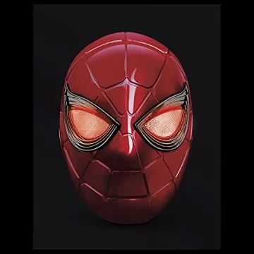 Marvel Spider-Man Iron Spider Helmet with Light-Up Eyes