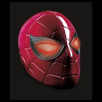 Marvel Spider-Man Iron Spider Helmet with Light-Up Eyes