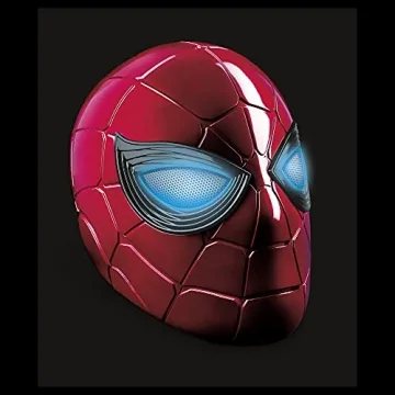 Marvel Spider-Man Iron Spider Helmet with Light-Up Eyes