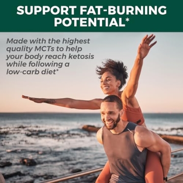 Viva Naturals Organic MCT Oil 32 fl oz for Energy & Clarity