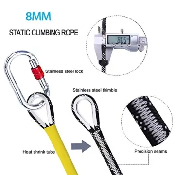 High Strength Outdoor Static Climbing Rope for Adventures