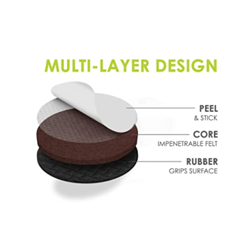 Slipstick GorillaPads Non Slip Furniture Pads for Floors