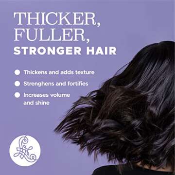 L LUSETA Biotin Hair Growth Serum with Collagen, Hair Oil for Thin and Damage Hair Growth Oil, Biotin growth serum for Frizzy & Damaged hair, Thickening and Healthier Scalp for Men & Women 3.38 Fl Oz