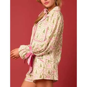 NUFIWI Christmas Pajama Set for Women - Cozy & Cute