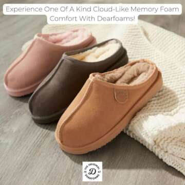 Fireside by Dearfoams Women's Greta Shearling Indoor/Outdoor Clog Slipper, Sand, 7