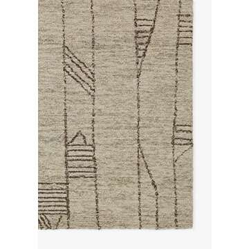 Momeni Teppe Wool Area Rug Natural, 8' X 10'