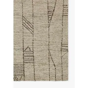 Momeni Teppe Wool Area Rug Natural, 8' X 10'