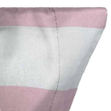 Jay Franco Hello Kitty Pink Stripes & Hearts Twin Size Sheet Set - Super Soft 3 Piece Bedding Set - Microfiber Sheets Include Reversible Pillow Cover