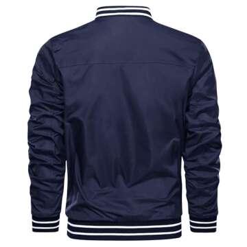 Stylish CRYSULLY Men's Bomber Jacket for All Occasions