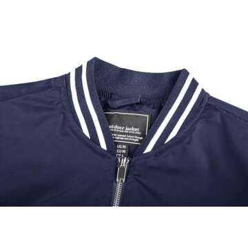 Stylish CRYSULLY Men's Bomber Jacket for All Occasions