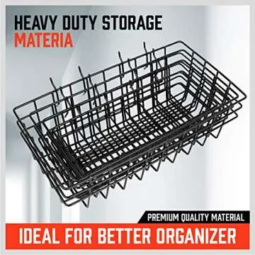 HORUSDY Peg Board Bins | Durable Storage Organizer