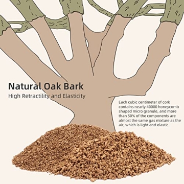 Niteangel Natural Coco Cork Hamster Bedding for Small Pets