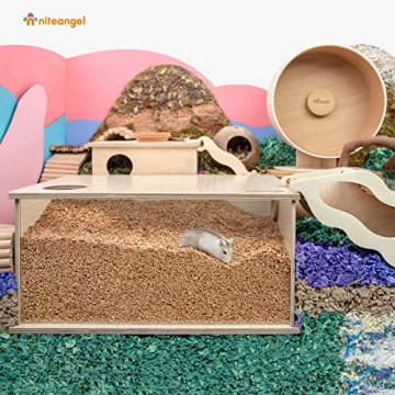 Niteangel Natural Coco Cork Hamster Bedding for Small Pets