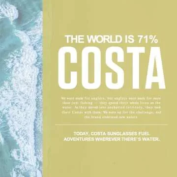 Costa Del Mar Man Sunglasses - Matte Black Frame, Polarized Lenses