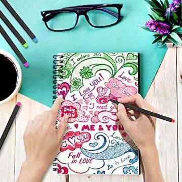 Fineliner Pens Set of 24 Assorted Colors,0.4mm Fine Point Markers Planner Pens for NoteTaking, Bullet Journaling, Sketch Drawing Colorful Pens