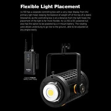 Godox UL150 Silent LED Light 150W 5600K Video Lighting