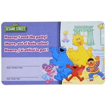 Ginsey Sesame Street Potty Training Rewards Kit, Promote Good Potty Habits