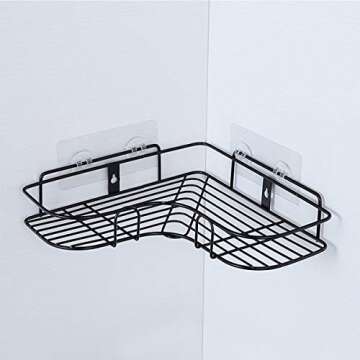 LAIGOO Adhesive Stickers for Bathroom Shelf Caddies 8 Pcs